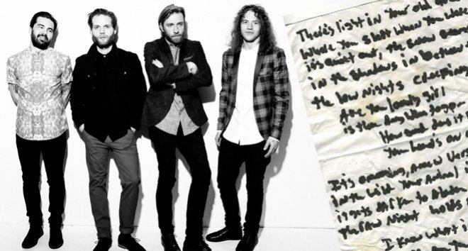 Enter to WIN Handwritten Lyrics From Empires That They Wrote Out ... lyrics